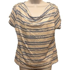 Hearts of Palm Top with built in tank top Size Petite Medium